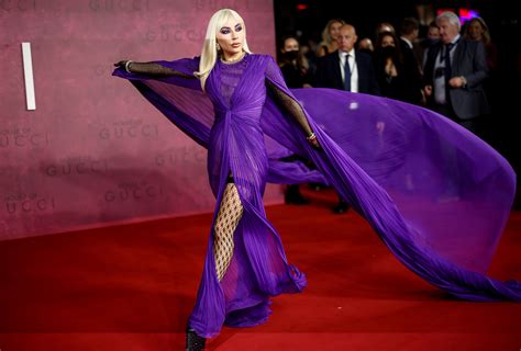 lady gaga gucci dress|Lady Gaga's Best Red Carpet Looks from House of Gucci Press .